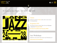 Tablet Screenshot of jazz-nights.ch